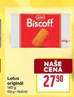 Billa Lotus originál 140g nabídka