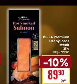 Billa BILLA Premium Uzený losos steak 125 g nabídka