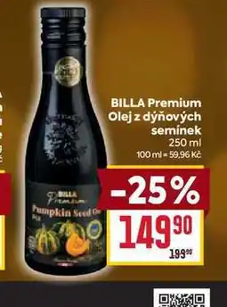 Billa BILLA Premium Olej z dýňových semínek 250 ml nabídka