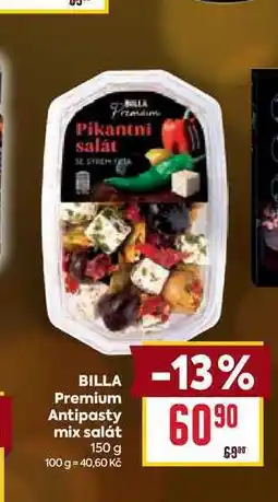 Billa BILLA Premium Antipasty mix salát 150 g nabídka