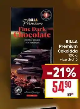 Billa BILLA Premium Čokoláda 100g nabídka