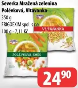 Partner Maloobchodní síť Severka Mražená zelenina Polévková, Vltavanka nabídka