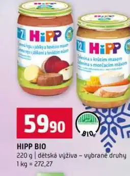 Terno HIPP BIO BIO 220 g dětská výživa vybrané druhy nabídka