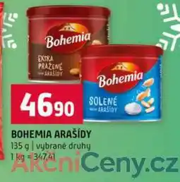 Terno BOHEMIA ARAŠÍDY 135 g vybrané druhy nabídka