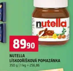 Terno NUTELLA LÍSKOOŘÍŠKOVÁ POMAZÁNKA 350 g nabídka