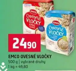 Terno EMCO OVESNÉ VLOČKY 500 g vybrané druhy nabídka