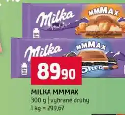 Terno MILKA MMMAX 300 g vybrané druhy nabídka