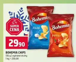 Terno BOHEMIA CHIPS 130 g vybrané druhy nabídka