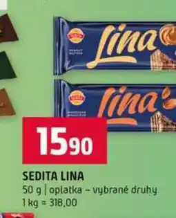 Terno SEDITA LINA 50 g oplatka vybrané druhy nabídka
