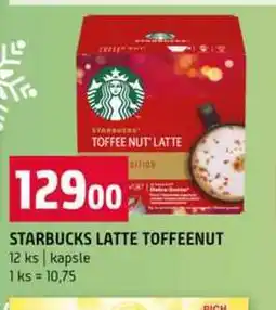 Terno STARBUCKS LATTE TOFFEENUT 12 ks kapsle nabídka