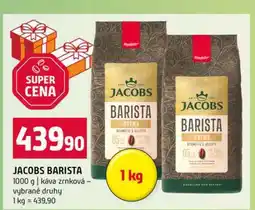 Terno JACOBS BARISTA 1000 g káva zrnková vybrané druhy nabídka
