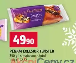 Terno PENAM EXELSIOR TWISTER 350 g s makovou náplní nabídka