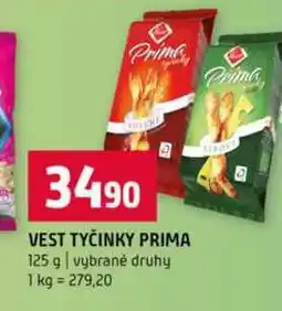 Terno VEST TYČINKY PRIMA 125 g vybrané druhy nabídka