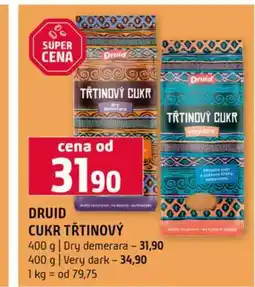 Terno DRUID CUKR TŘTINOVÝ 400 g Dry demerara 400 g Very dark nabídka