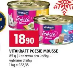Terno VITAKRAFT POÉSIE MOUSSE 85 g konzerva pro kočky vybrané druhy nabídka