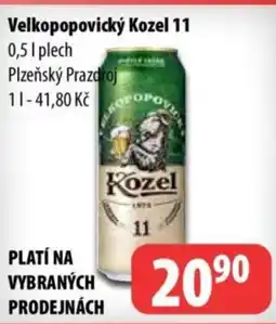 Partner Maloobchodní síť Velkopopovický Kozel 11 nabídka