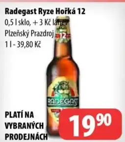 Partner Maloobchodní síť Radegast Ryze Hořká 12 nabídka