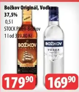 Partner Maloobchodní síť Božkov Originál, Vodka 37.5% nabídka
