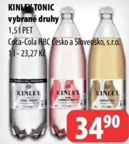 Partner Maloobchodní síť Kinley tonic nabídka