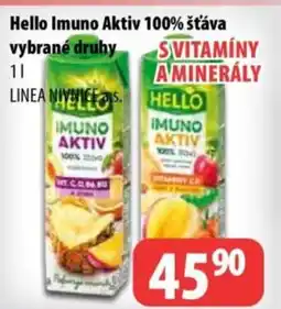 Partner Maloobchodní síť Hello Imuno Aktiv 100% šťáva nabídka