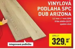 Baumax Vinylová podlaha spc dub arizona nabídka