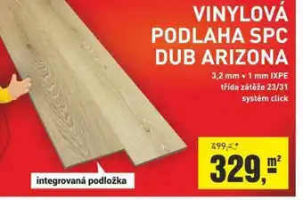 Vinylová podlaha spc dub arizona