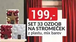 Baumax Set 33 ozdob na stromeček nabídka