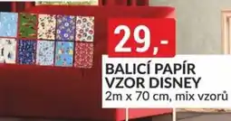 Baumax Balicí papír vzor disney nabídka