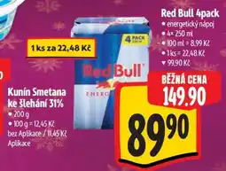 Albert Red Bull 4pack nabídka