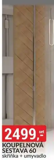 Baumax Koupelnová sestava 60 skříňka + umyvadlo nabídka