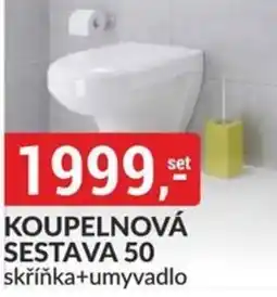 Baumax Koupelnová sestava 50 skříňka+umyvadlo nabídka