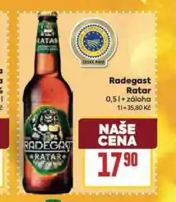 Billa Pivo radegast ratar nabídka