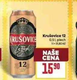 Billa Pivo krušovice 12 královský ležák nabídka