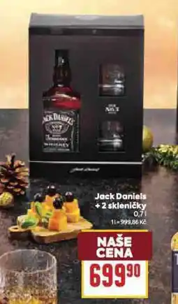 Billa Jack daniel´s + 2 skleničky nabídka