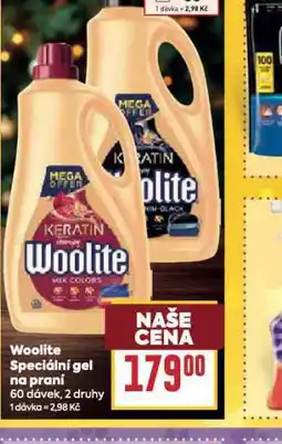 Billa Woolite speciální prací prostředek nabídka