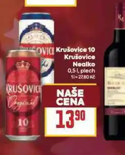 Billa Pivo krušovice 10 nabídka