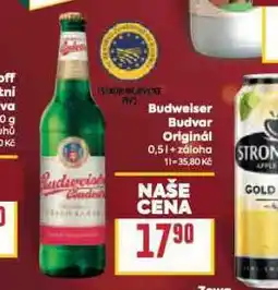 Billa Pivo budweiser budvar original nabídka
