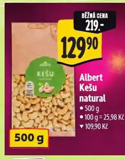 Albert Kešu natural nabídka