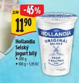 Albert Hollandia selský jogurt nabídka