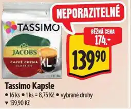 Albert Tassimo kávové kapsle nabídka