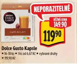 Albert Kávové kapsle dolce gusto nabídka