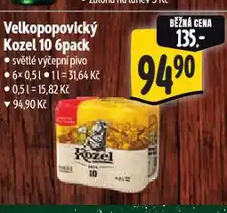 Albert Pivo velkopopovický kozel nabídka