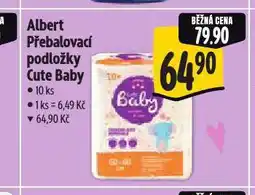 Albert Přebalovací podložky cute baby nabídka