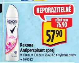 Albert Rexona antiperspirant nabídka