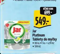 Albert Jar tablety do myčky nabídka