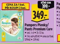 Albert Pampers dětské plenky nabídka