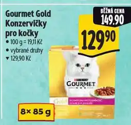 Albert Gourmet gold konzervy pro kočky nabídka