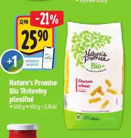 Albert Bio těstoviny nabídka