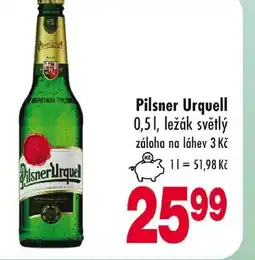 Qanto Pilsner Urquell nabídka