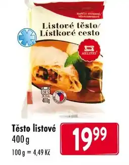 Qanto Těsto listové nabídka